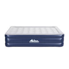 Weisshorn Queen Air Mattress with Rechargeable Cordless Pump 46cm