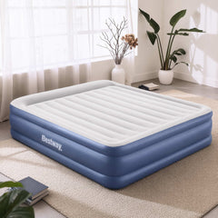 Bestway King Air Mattress with Built-in Pump Tritech Inflatable Bed 56cm