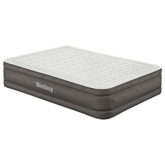 Bestway Queen Air Mattress with Built-in Pump Fortech Inflatable Bed 46cm