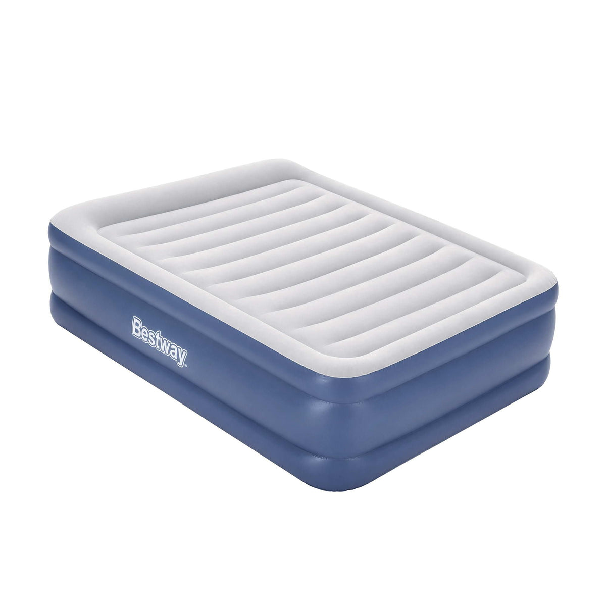 Bestway Queen Air Mattress with Built-in Pump Tritech Inflatable Bed 61cm