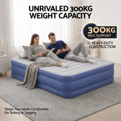 Bestway Queen Air Mattress with Built-in Pump Tritech Inflatable Bed 61cm