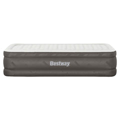 Bestway Single Air Mattress with Built-in Pump Fortech Inflatable Bed 46cm