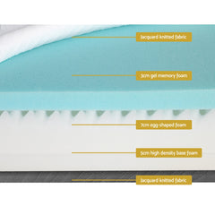 Giselle Memory Foam Gel Bamboo Wool Mattress – Queen