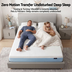 Giselle Memory Foam Gel Bamboo Wool Mattress – Double