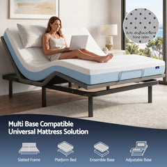 Giselle Memory Foam Gel Bamboo Wool Mattress – Double