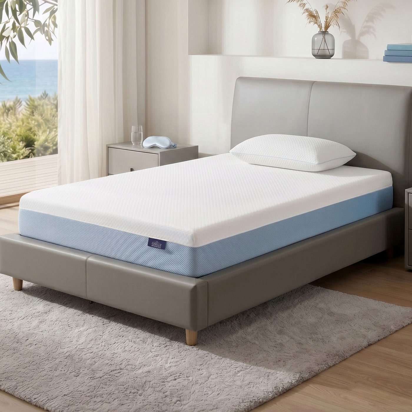 Giselle Memory Foam Gel Bamboo Wool Mattress – King