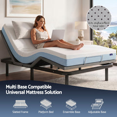 Giselle Memory Foam Gel Bamboo Wool Mattress – King