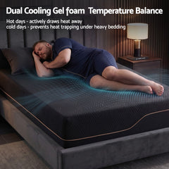 Giselle Memory Foam Gel Bamboo Wool Mattress – King