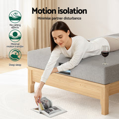 Giselle Memory Foam Gel Bamboo Wool Mattress – King Single