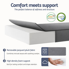 Giselle Foldable Mattress Folding Sofa Bed Trifold Sleeping Camping Cushion Mat