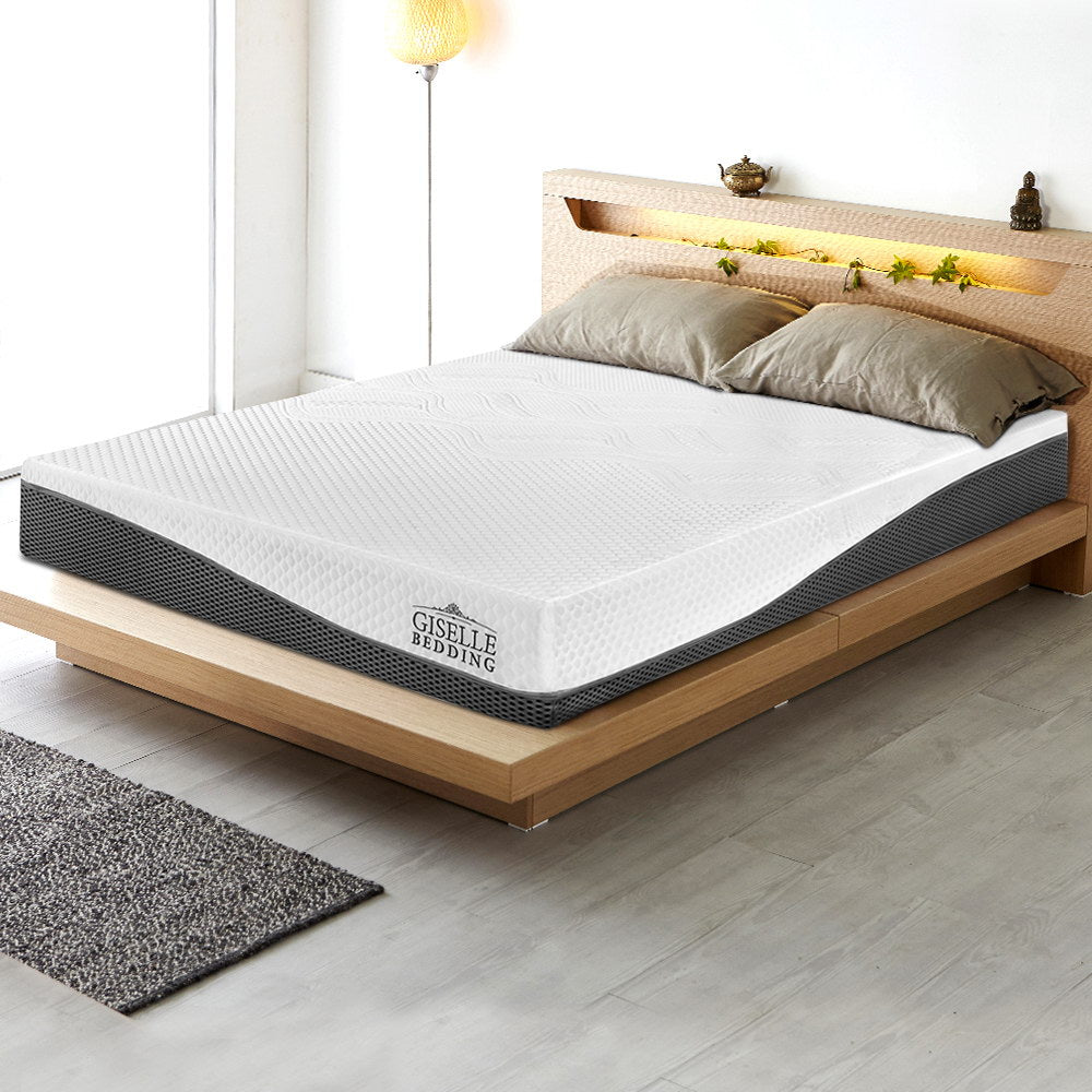 Giselle Memory Foam Gel Bamboo Wool Mattress – Queen