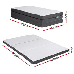 Giselle Memory Foam Bamboo Wool Mattress – Queen