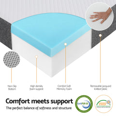 Giselle Memory Foam Bamboo Wool Mattress – Queen