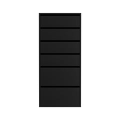 Artiss 6 Chest of Drawers Dresser Tallboy Black