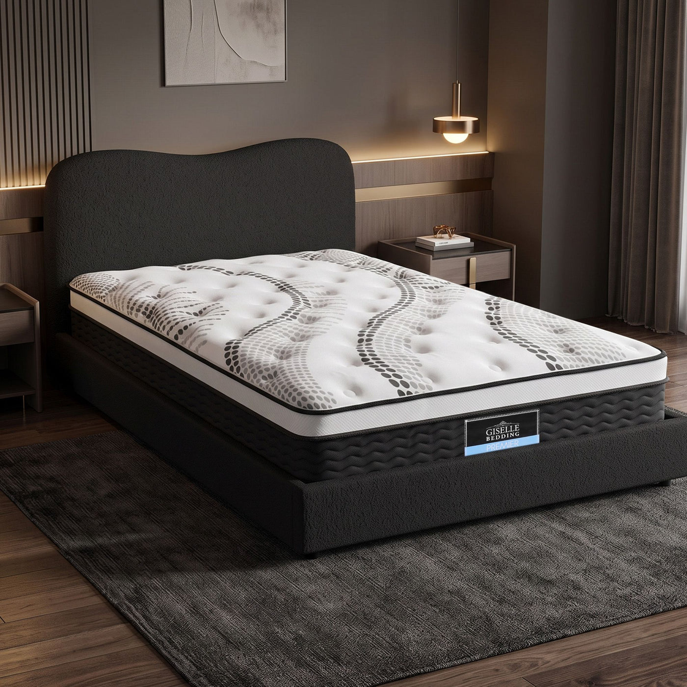 Giselle Pocket Spring Euro Top Bamboo Wool Mattress – King Single