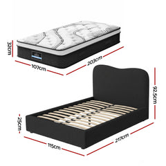 Giselle Pocket Spring Euro Top Bamboo Wool Mattress – King Single