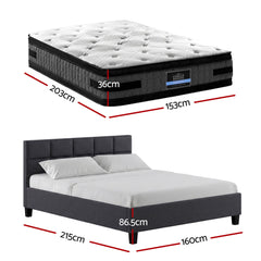 Giselle Pocket Spring Memory Foam Euro Top Gel Mattress – Queen