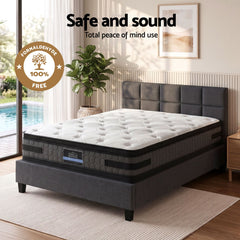 Giselle Pocket Spring Memory Foam Euro Top Gel Mattress – Queen