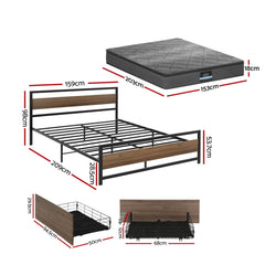 Giselle Pillow Top Bonnell Spring Bamboo Wool Mattress – Queen