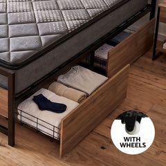 Giselle Pillow Top Bonnell Spring Bamboo Wool Mattress – Queen
