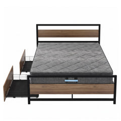 Giselle Pillow Top Bonnell Spring Bamboo Wool Mattress – Queen