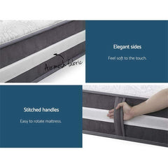 Giselle Pocket Spring Bamboo Wool Mattress – King Single