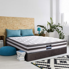 Giselle Pillow Top Bonnell Spring Bamboo Wool Mattress – Double