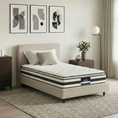 Giselle Pillow Top Bonnell Spring Bamboo Wool Mattress – King Single