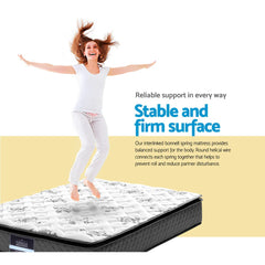 Giselle Pillow Top Bonnell Spring Bamboo Wool Mattress – King
