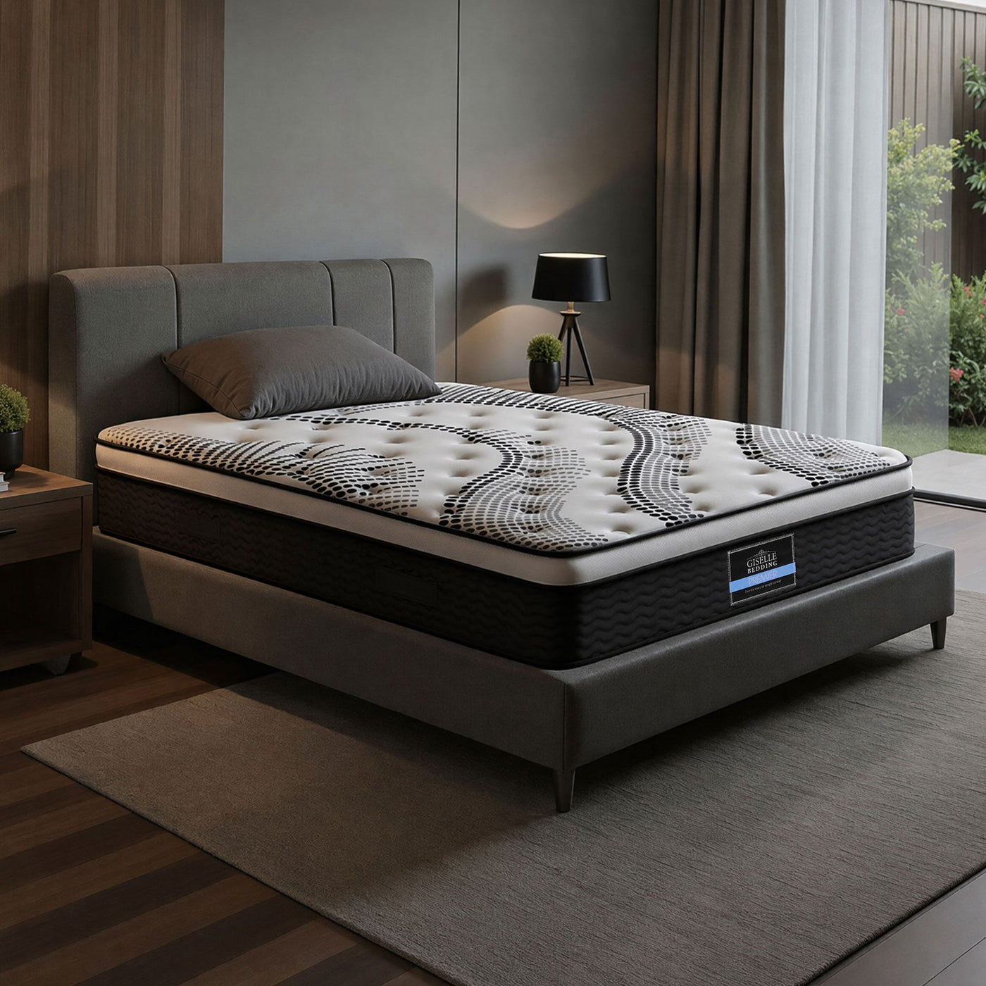 Giselle Pocket Spring Euro Top Bamboo Wool Mattress – King Single