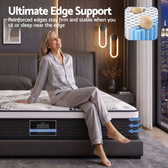 Giselle Pocket Spring Euro Top Bamboo Wool Mattress – Queen