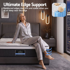 Giselle Pocket Spring Euro Top Bamboo Wool Mattress – King