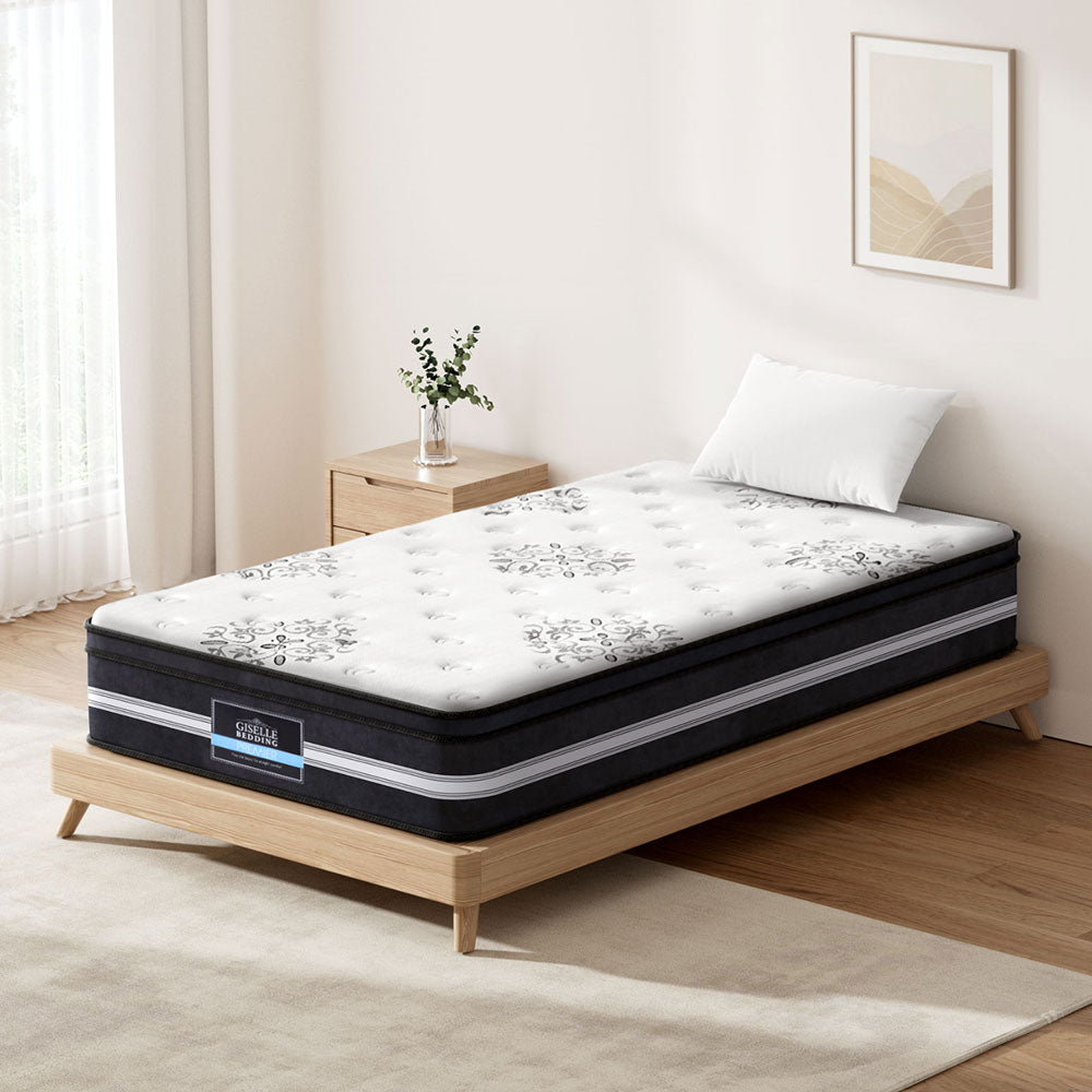 Giselle Pocket Spring Memory Foam Euro Top Gel Mattress – King Single