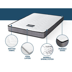 Giselle Bonnell Spring Bamboo Wool Mattress – Queen