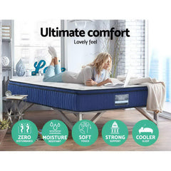 Giselle Pocket Spring Memory Foam Euro Top Gel Mattress – Double