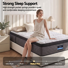 Giselle Pocket Spring Latex Euro Top Bamboo Mattress – King