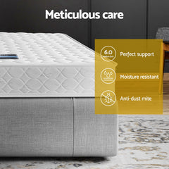 Giselle Bonnell Spring Bamboo Wool Mattress – King Single