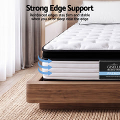 Giselle Pocket Spring Euro Top Bamboo Wool Mattress – King Single