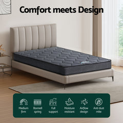 Giselle Bonnell Spring Bamboo Wool Mattress – King Single