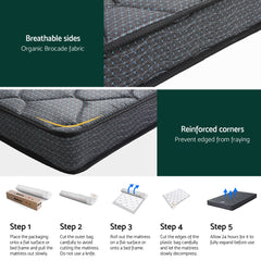 Giselle Bonnell Spring Bamboo Wool Mattress – King Single