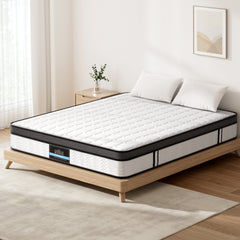 Giselle Memory Foam Bonnell Spring Gel Bamboo Mattress – Double