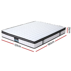 Giselle Memory Foam Bonnell Spring Gel Bamboo Mattress – Double