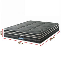 Giselle Pocket Spring Hybrid Euro Top Bamboo Mattress – Double