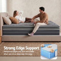 Giselle Pocket Spring Hybrid Euro Top Bamboo Mattress – Double