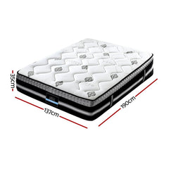 Giselle Pocket Spring Memory Foam Hybrid Gel Mattress – Double