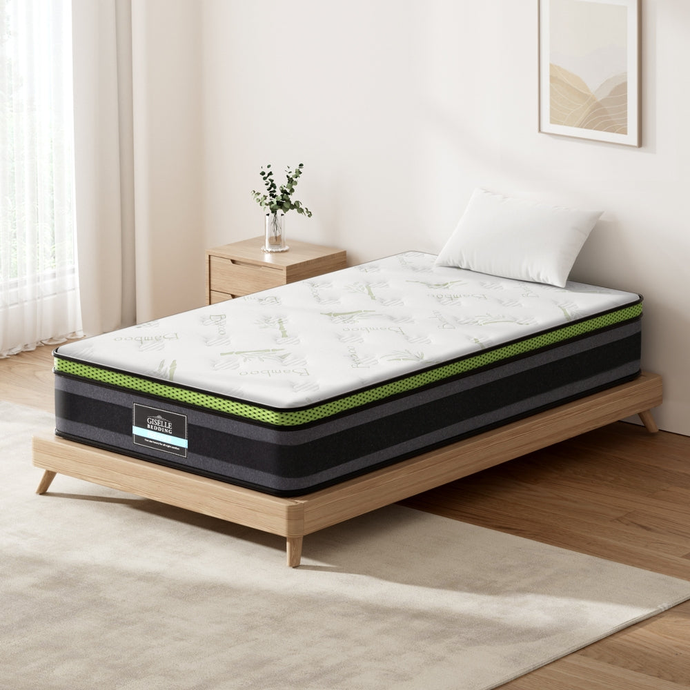 Giselle Pocket Spring Memory Foam Gel Bamboo Mattress – King Single