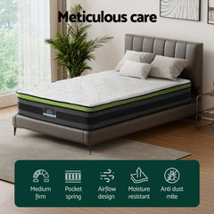 Giselle Pocket Spring Memory Foam Gel Bamboo Mattress – King Single