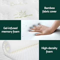 Giselle Pocket Spring Memory Foam Gel Bamboo Mattress – King