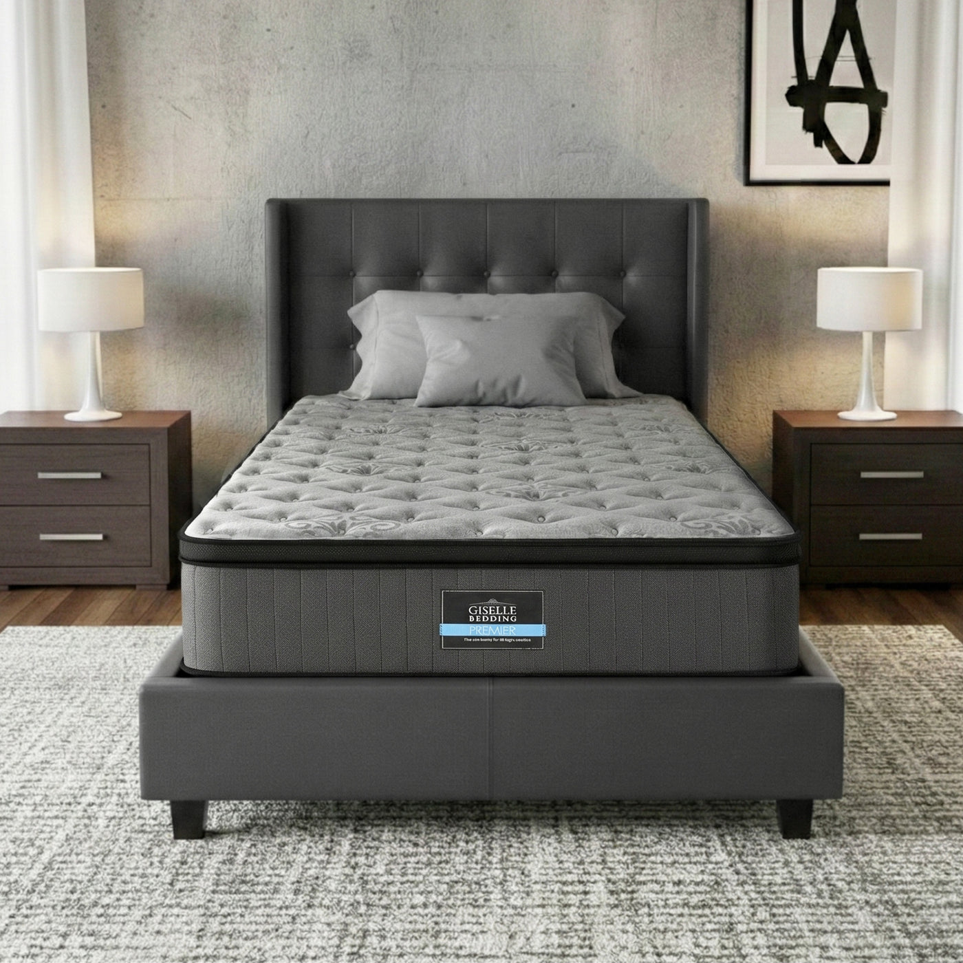 Giselle Pocket Spring Memory Foam Latex Euro Top Mattress – King Single