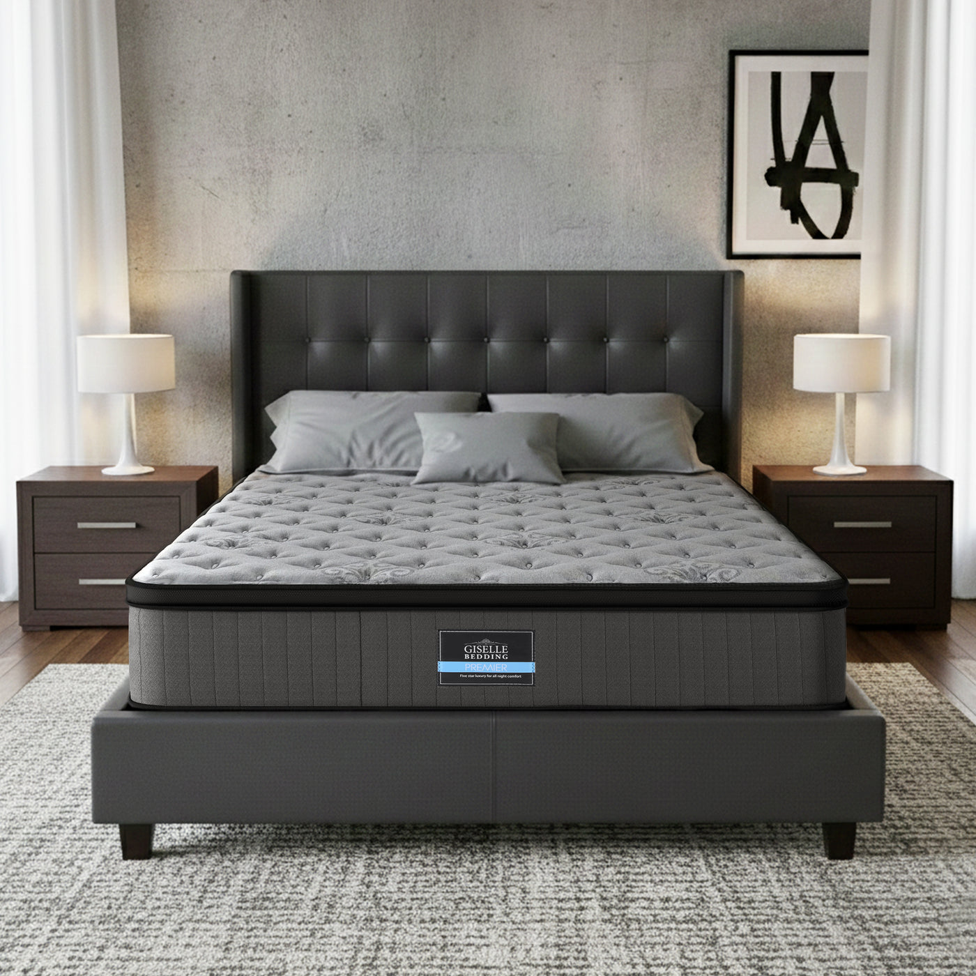 Giselle Pocket Spring Memory Foam Latex Euro Top Mattress – Queen